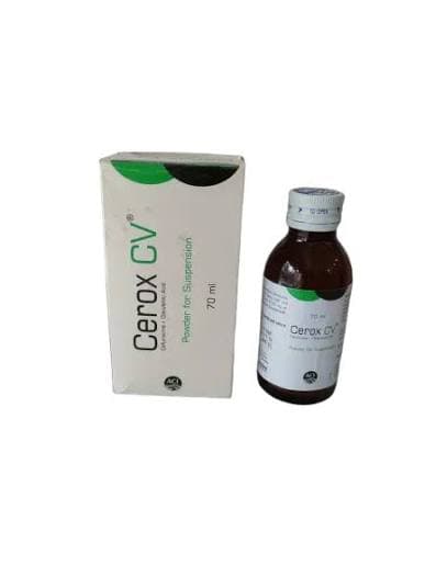 Cerox CV Powder for Suspension (125 mg+31.25 mg)/5 ml