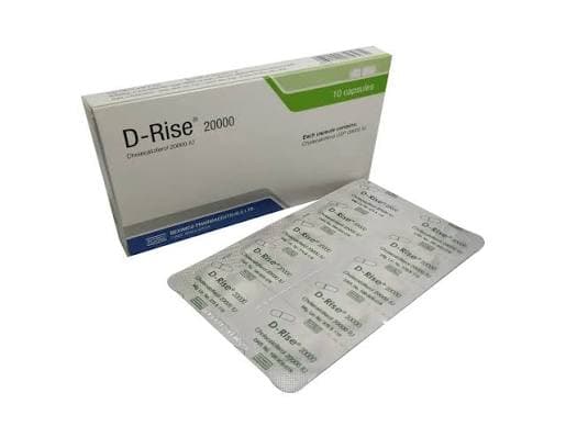 D-Rise Capsule 20000 IU 10's strip