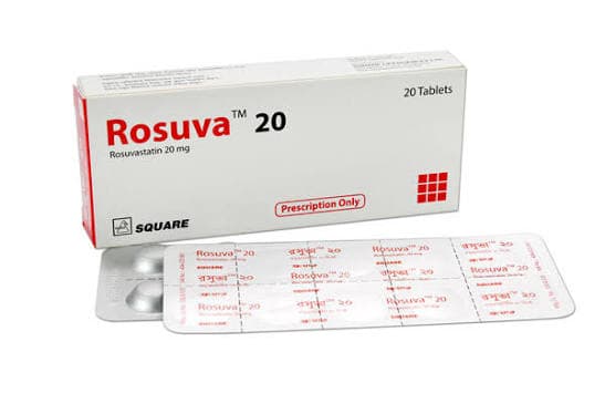 Rosuva Tablet 20 mg 10's strip