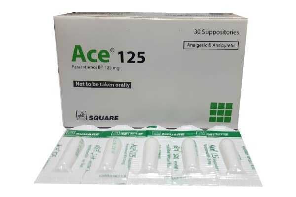 Ace Suppository 125 mg 5 pc