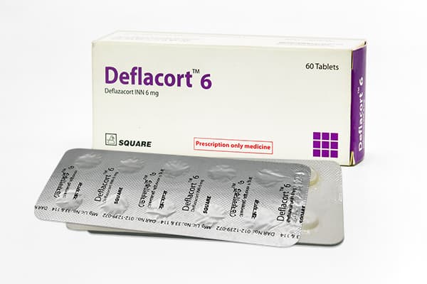 Deflacort Tablet 6 mg 10's strip