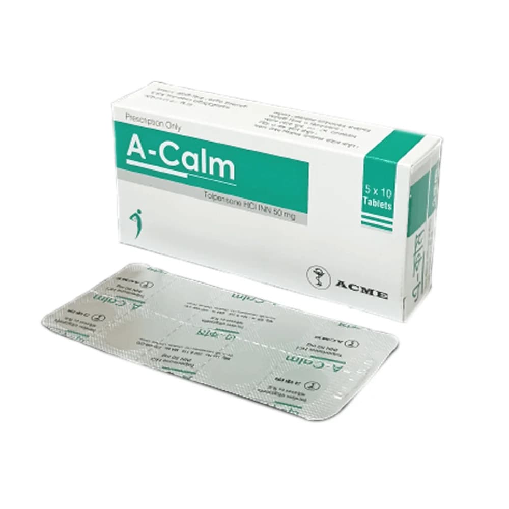 A-Calm Tablet 50 mg 10's strip