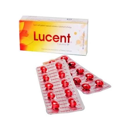 Lucent Capsule 0.25 mcg 10's strip