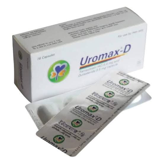 Uromax-D Capsule 0.4 mg+0.5 mg 5