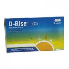 D-Rise Capsule 40000 IU 10's strip