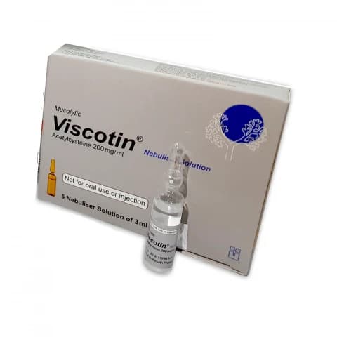Viscotin Nebuliser Solution 600 mg/3 ml 3 ml ampoule