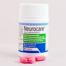 Neurocare Tablet 100 mg+200 mg+200 mcg 1 pot