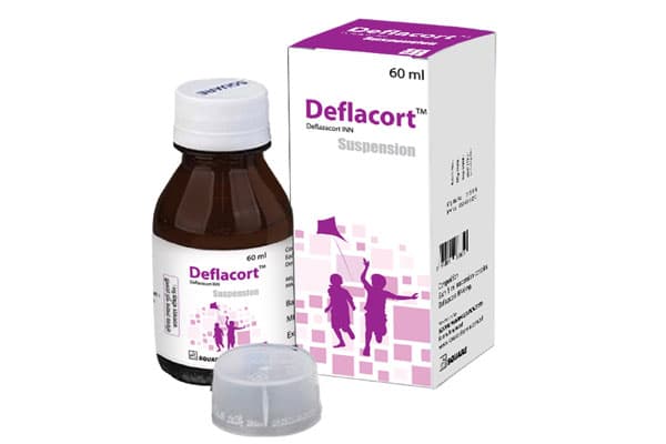 Deflacort Suspension 6 mg/5 ml 60 ml bottle