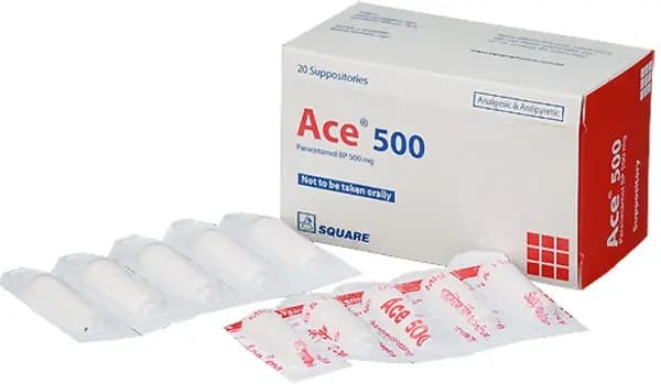 Ace Suppository 500 mg 5 pc